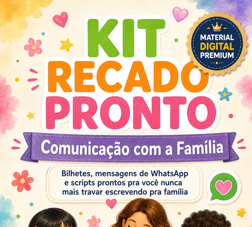 Kit Recado Pronto: Comunicação com a Família