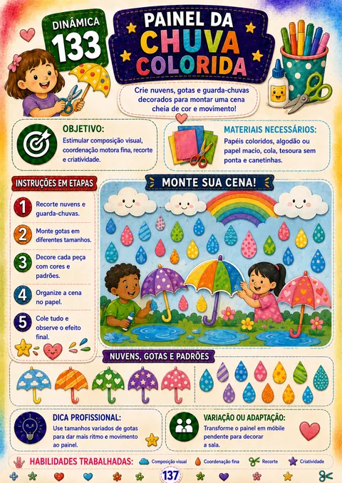 Dinâmica de arte infantil