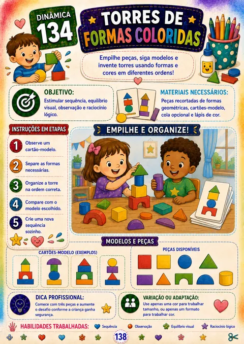 Dinâmica de arte infantil