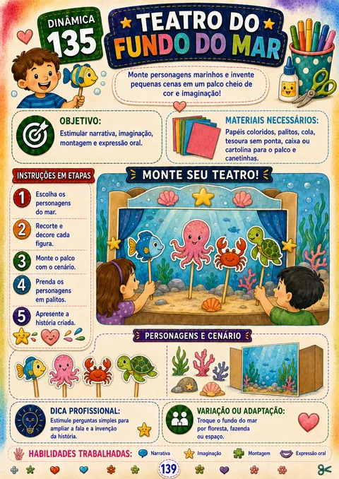 Dinâmica de arte infantil