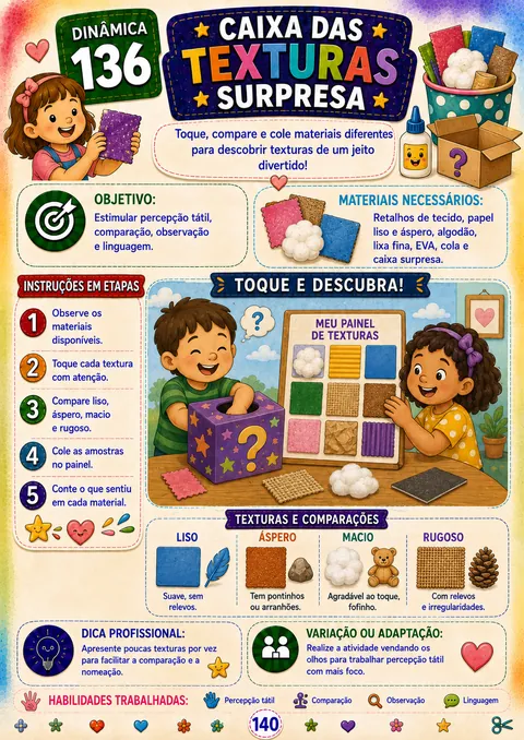 Dinâmica de arte infantil
