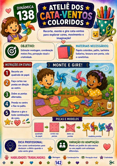 Dinâmica de arte infantil