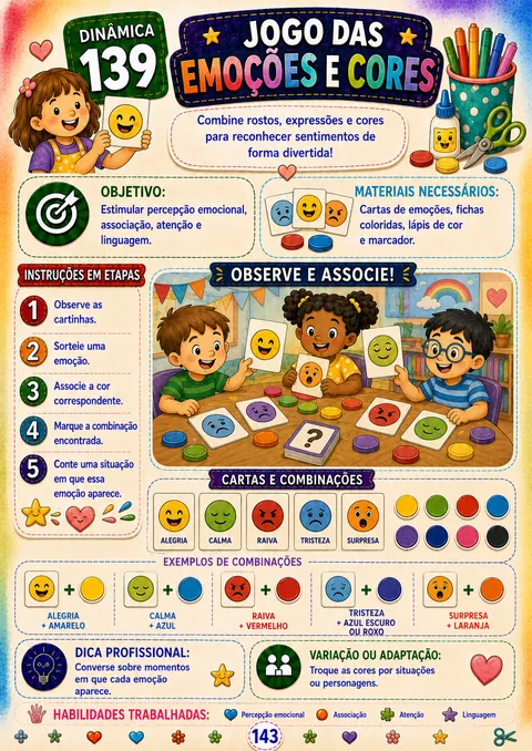 Dinâmica de arte infantil